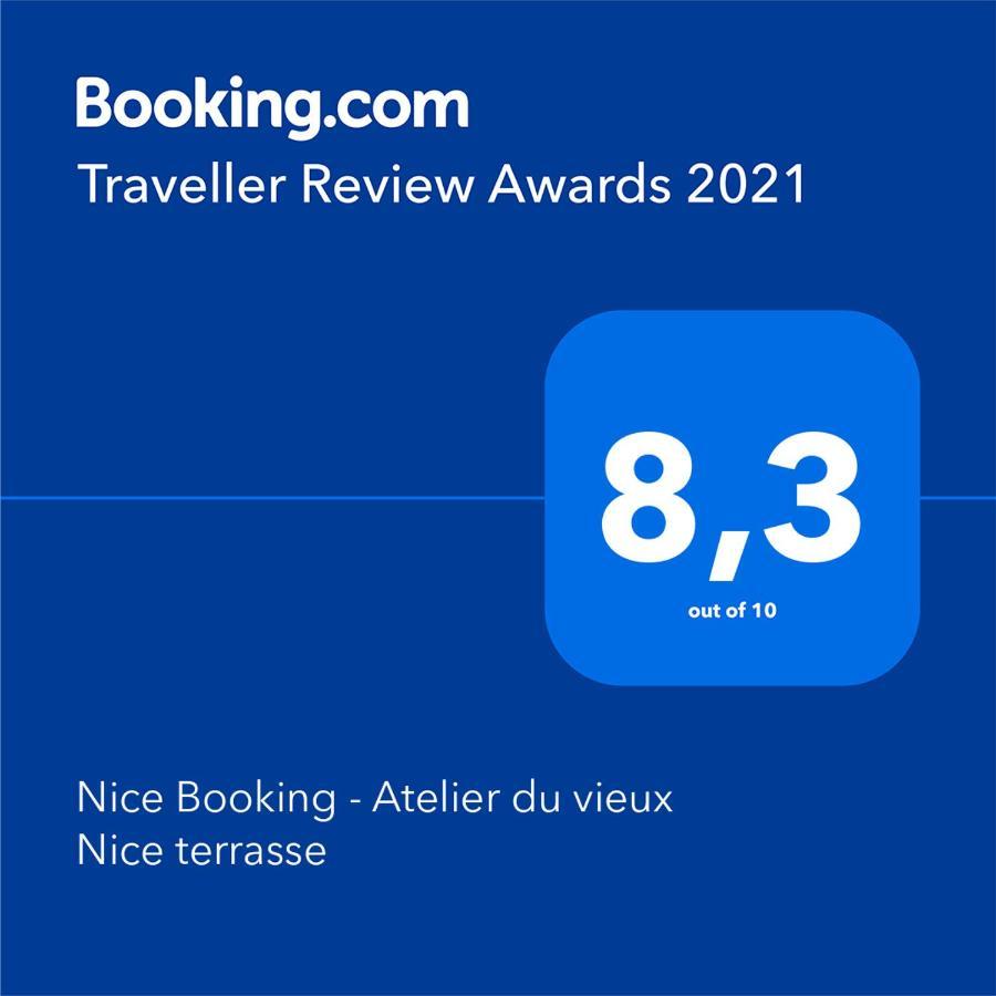 Nice Booking - Atelier Du Vieux Nice Terrasse 외부 사진